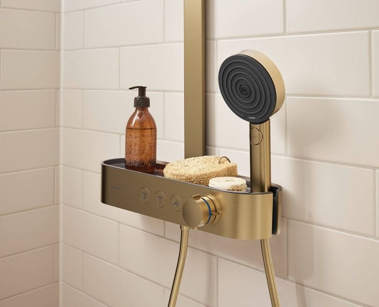 Лейка ручного душа HANSGROHE PULSIFY 24110140, бронзовый 92523 фото