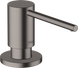 Диспенсер для жидкого мыла HANSGROHE A41 40438340, черный матовый хром 96254 фото 1