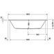 Ванна акрилова DURAVIT D-CODE 180x80 700101000000000 29230 фото 3