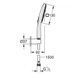 Гарнітур душовий GROHE RAINSHOWER 26589000 79673 фото 2