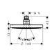 Верхний душ HANSGROHE CROMA 27450000 13488 фото 2
