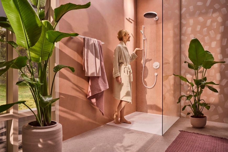 Душевой набор со штангой HANSGROHE PULSIFY S 24372700, белый матовый 800003800 фото