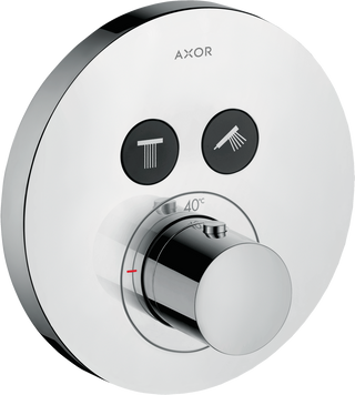 Термостат для 2 потребителей AXOR SHOWER SOLUTIONS 36723000, скрытого монтажа, круглый 48182 фото