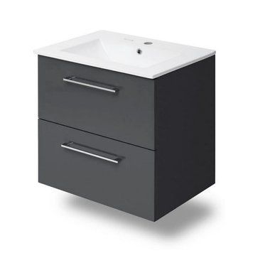 Тумба с умывальником IMPRESE VALTICE f3202G, серый 69404 фото