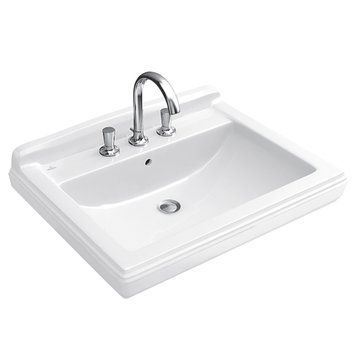 Умывальник подвесной VILLEROY & BOCH HOMMAGE 7101A1R1, 75x58, белый 31762 фото