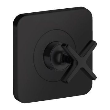 Запорный вентиль AXOR CITTERIO E 36771670, 120/120, скрытого монтажа, черный 800005330 фото