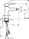 Смеситель для биде HANSGROHE METROPOL 32520670, черный матовый 69799 фото 2