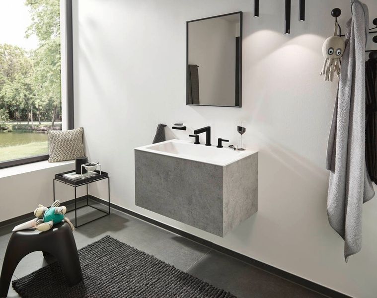 Мильниця HANSGROHE ADDSTORIS 41746340, чорний матовий хром 91641 фото