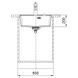 Кухонная мойка FRANKE MARIS MRG 610-52 TL 114.0668.901, светло-бежевый 800006791 фото 3