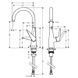 Змішувач для кухонної мийки HANSGROHE TALIS 72810000 49476 фото 6