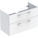 Тумба під умивальник 100 см 98.8х63.5х50.2 см GEBERIT SELNOVA SQUARE 501.212.00.1, білий 101689 фото 1