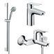 Набір змішувачів 3 в 1 HANSGROHE LOGIS E 71161888 59140 фото 1