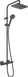Душова система з термостатом HANSGROHE VERNIS SHAPE 26097670, чорний матовий 83963 фото 1