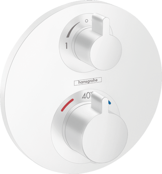 Термостат для душа HANSGROHE ECOSTAT S 15758700, белый матовый 800004502 фото