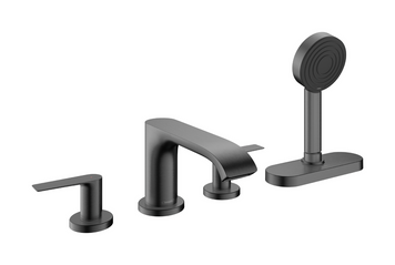 Змішувач на борт ванни 4 отвори HANSGROHE VIVENIS, чорний матовий хром 101530 фото