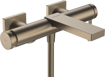 Смеситель для ванны HANSGROHE TECTURIS E 73420140, бронза сатин 95167 фото