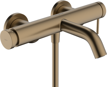 Смеситель для ванны HANSGROHE TECTURIS S 73422140, бронза сатин 92497 фото