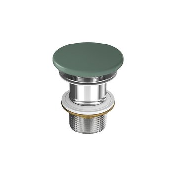 Донный клапан без перелива CERSANIT K677-097, зеленый матовый 800001648 фото