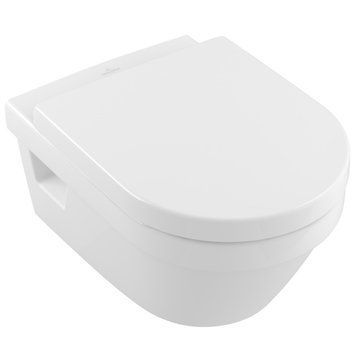 Унитаз подвесной VILLEROY & BOCH ARCHITECTURA 4687HR01, Directflush с крышкой Soft Closing, укороченный, белый 53311 фото
