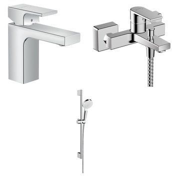 Набор смесителей 3 в 1 HANSGROHE VERNIS 71561111 93912 фото