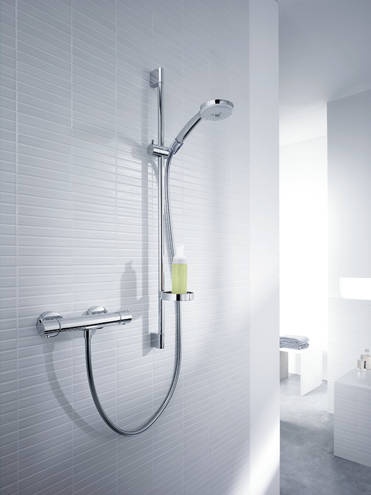 Душовий набір з термостатом і душовою штангою HANSGROHE CROMA 27085000 35812 фото