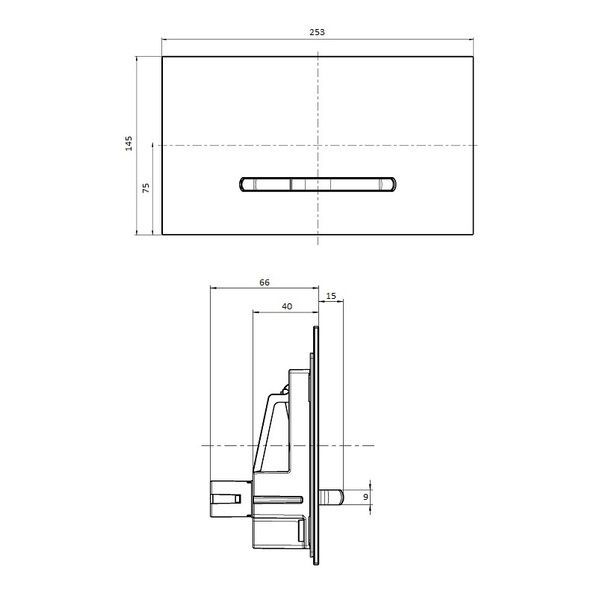 Клавиша смыва VILLEROY & BOCH VICONNECT INSTALLATION SYSTEMS 922160RE, белый 67995 фото