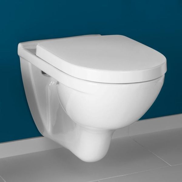 Унитаз подвесной VILLEROY & BOCH O.NOVO 5660H101, с крышкой Soft closing, белый 31767 фото