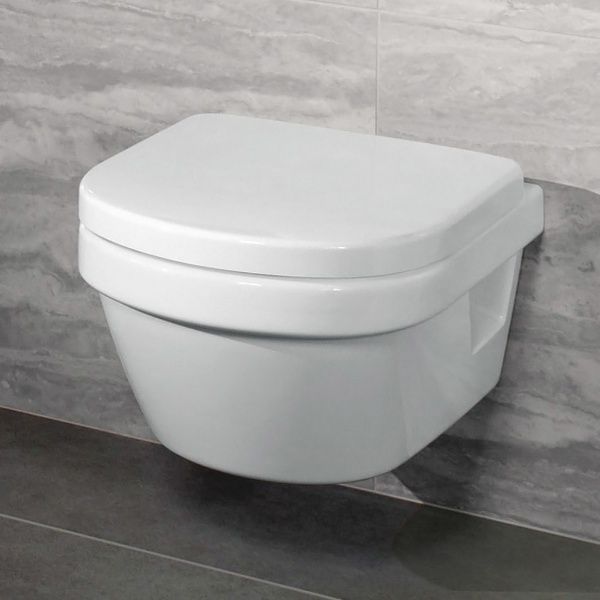 Унітаз підвісний VILLEROY & BOCH ARCHITECTURA 4687HR01, Directflush із кришкою Soft Closing, укорочений, білий 53311 фото