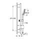 Гарнітур душовий GROHE RAINSHOWER 26586000 79680 фото 2