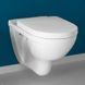 Унитаз подвесной VILLEROY & BOCH O.NOVO 5660H101, с крышкой Soft closing, белый 31767 фото 2