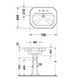 Умивальник підвісний DURAVIT 1930 0438700000, 1930 70х50 800005992 фото 4