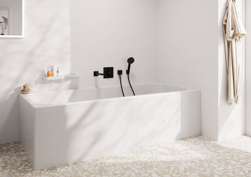 Вилив для ванни HANSGROHE TECTURIS S 73411670, чорний матовий 96245 фото