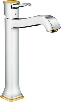 Смеситель для раковины с донным клапаном HANSGROHE METROPOL CLASSIC 31303090, золото глянец 55672 фото