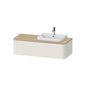 Тумбочка для подвесной консоли DURAVIT HAPPY D.2 PLUS HP4942R3939, 130x55 умывальник справа 800006193 фото