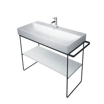 Консоль металлическая напольная DURAVIT DURASQUARE 0031034600, черный 800006243 фото