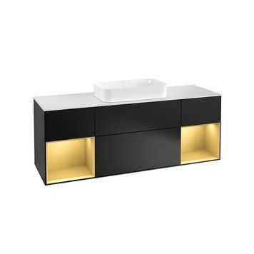 Тумба под раковину VILLEROY & BOCH FINION G741HFPD, черный 800005652 фото