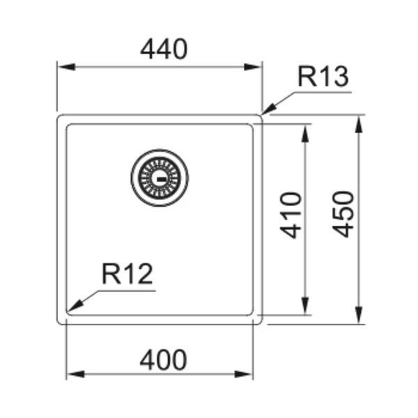 Кухонная мойка FRANKE BOX BXM 210 / 110-40 127.0662.649, медный 800006943 фото