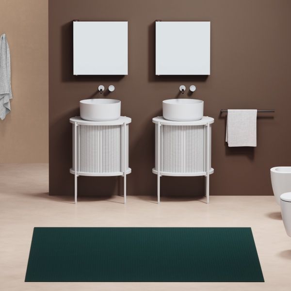 Умивальник накладний круглий 40 см AZZURRA AUREA AULA04017000CT, білий матовий 102390 фото