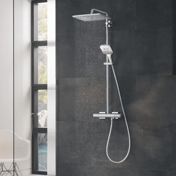 Душевая система с термостатом GROHE RAINSHOWER 26649000 71258 фото