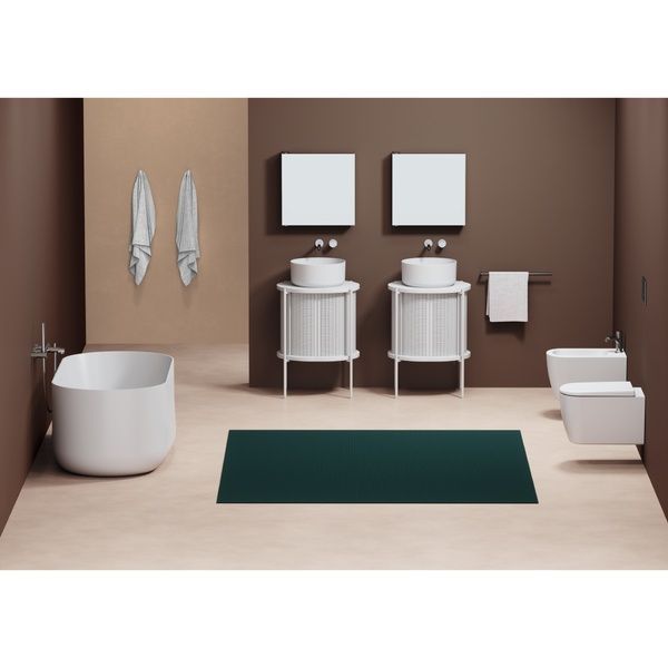 Умивальник накладний круглий 40 см AZZURRA AUREA AULA04017000CT, білий матовий 102390 фото