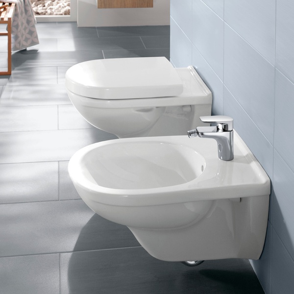 Биде подвесное VILLEROY & BOCH O.NOVO 54600001, 56x36 см, белый 31768 фото