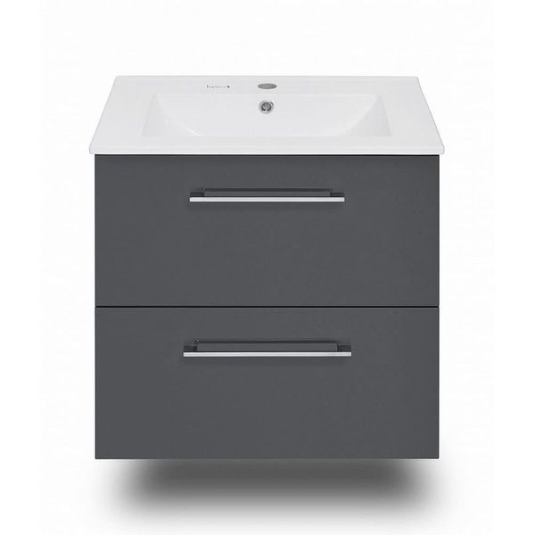 Тумба с умывальником IMPRESE VALTICE f3212G, серый 71144 фото