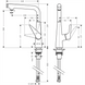 Змішувач для кухонної мийки HANSGROHE TALIS SELECT 72820800, нержавіюча сталь 49447 фото 2
