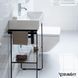 Консоль металлическая напольная DURAVIT DURASQUARE 0031034600, черный 800006243 фото 3