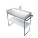Консоль металлическая напольная DURAVIT DURASQUARE 0031034600, черный 800006243 фото 1