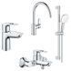 Набір змішувачів 4 в 1 GROHE BAULOOP UA123225K3 99992 фото 1