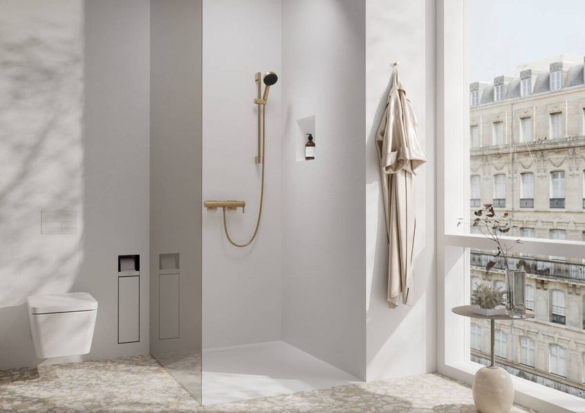 Змішувач для душу HANSGROHE TECTURIS E 73620140, бронза сатин 96962 фото