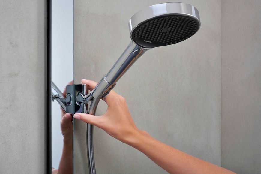 Душевая система с термостатом HANSGROHE RAINFINITY 26853000 93675 фото