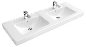 Умивальник двійний 130х49см VILLEROY & BOCH 58811301, білий 101425 фото