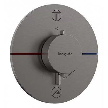Термостат для душа HANSGROHE SHOWERSELECT COMFORT S 15554340, черный матовый хром 800004504 фото